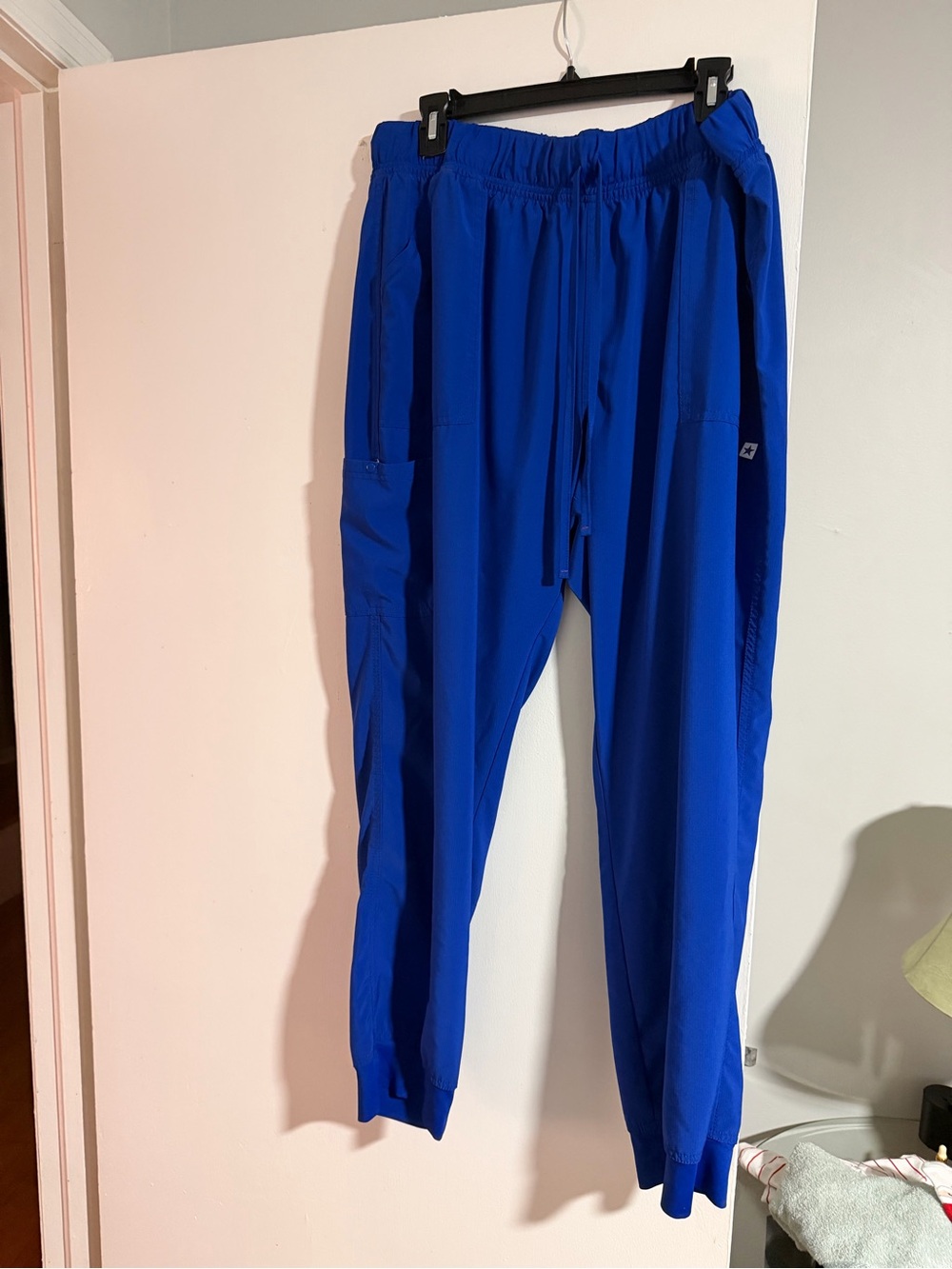 Scrubstar Royal Blue scrub top and Jogger Pants